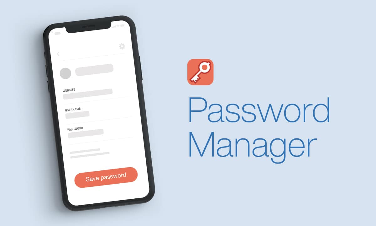 Graphic of the Password Manager App