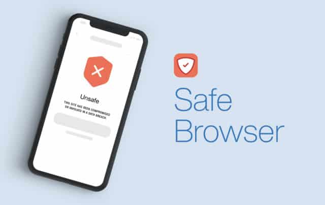 Graphic of the Safe Browser App