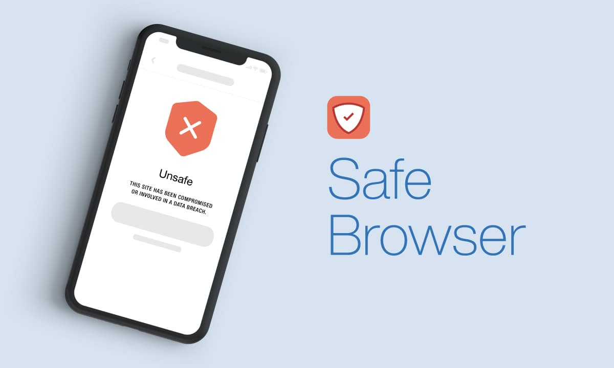 Graphic of the Safe Browser App